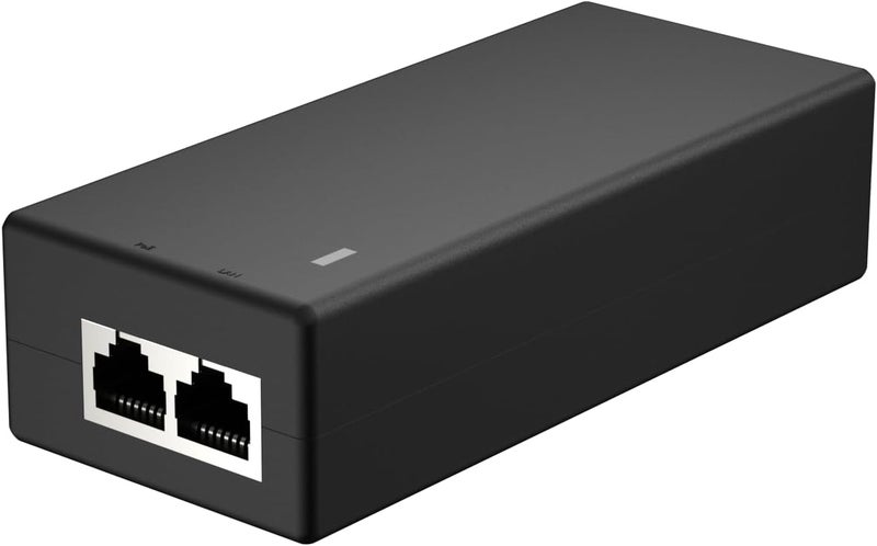 AUMOX PRO 2.5G PoE+ Injector 30W | Convert Non-PoE to PoE Adapter 10/100/1000/2500Mbps | 802.3af/at Compliant | Plug & Play | 100m (328ft) Range (2.5G 30W) - Image 1